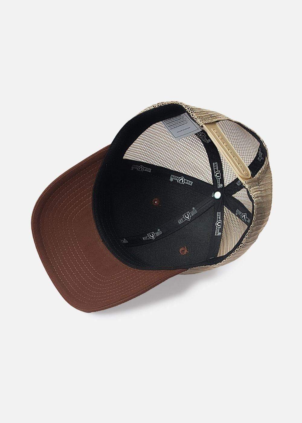 Nón Trucker Cap Mesh Thông Thoáng NB 11 Nâu - YaMe.vn
