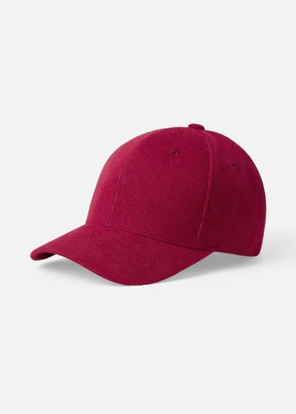 Nón Baseball Cap Corduroy Bền Bỉ NB 17 Đỏ - YaMe.vn