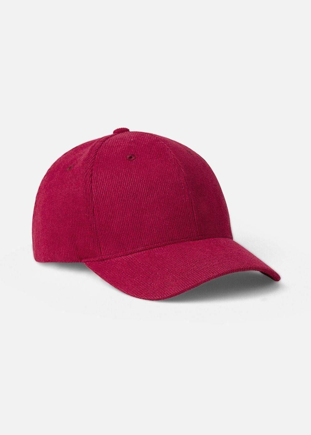 Nón Baseball Cap Corduroy Bền Bỉ NB 17 Đỏ - YaMe.vn