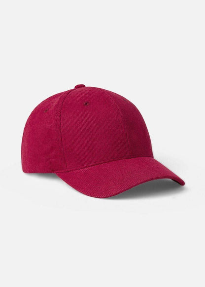 Nón Baseball Cap Corduroy Bền Bỉ NB 17 Đỏ - YaMe.vn