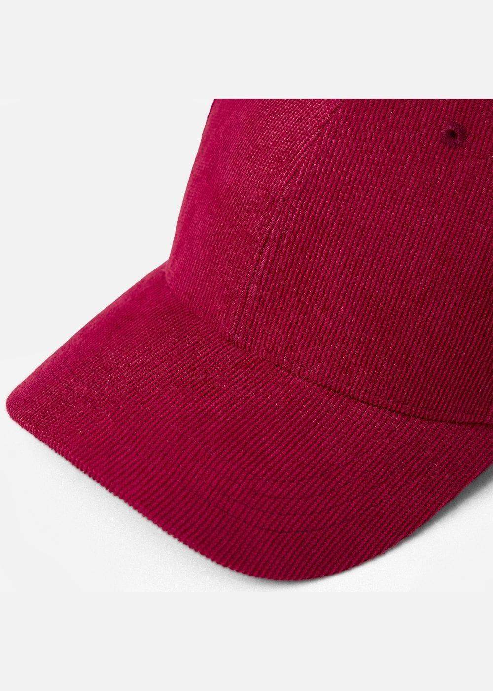 Nón Baseball Cap Corduroy Bền Bỉ NB 17 Đỏ - YaMe.vn