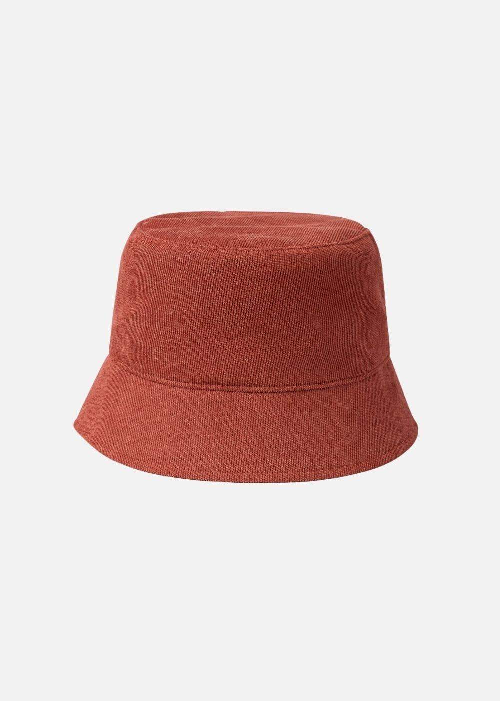 Nón Bucket Corduroy Bền Bỉ NB 18 Cam Đậm - YaMe.vn