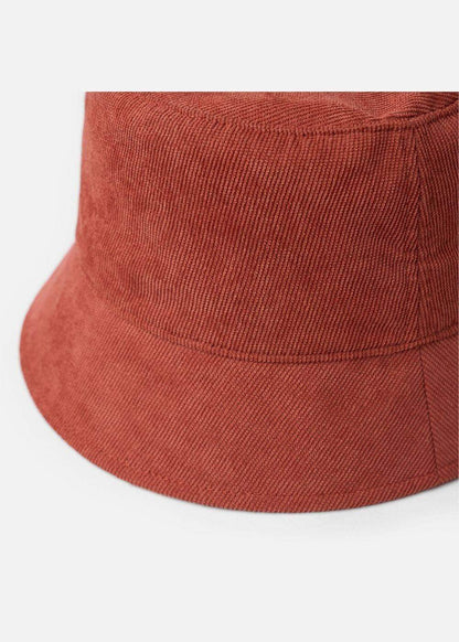 Nón Bucket Corduroy Bền Bỉ NB 18 Cam Đậm - YaMe.vn