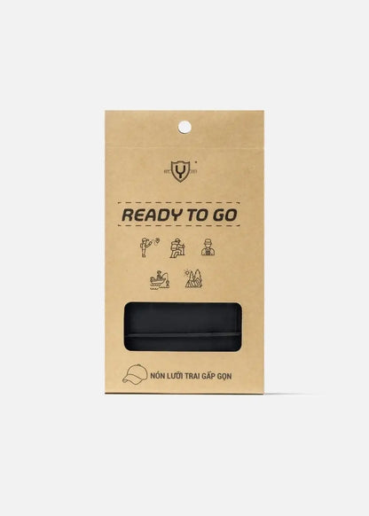 Nón Dad Hat Gấp Gọn Thông Minh Ready To Go 15 Đen - YaMe.vn