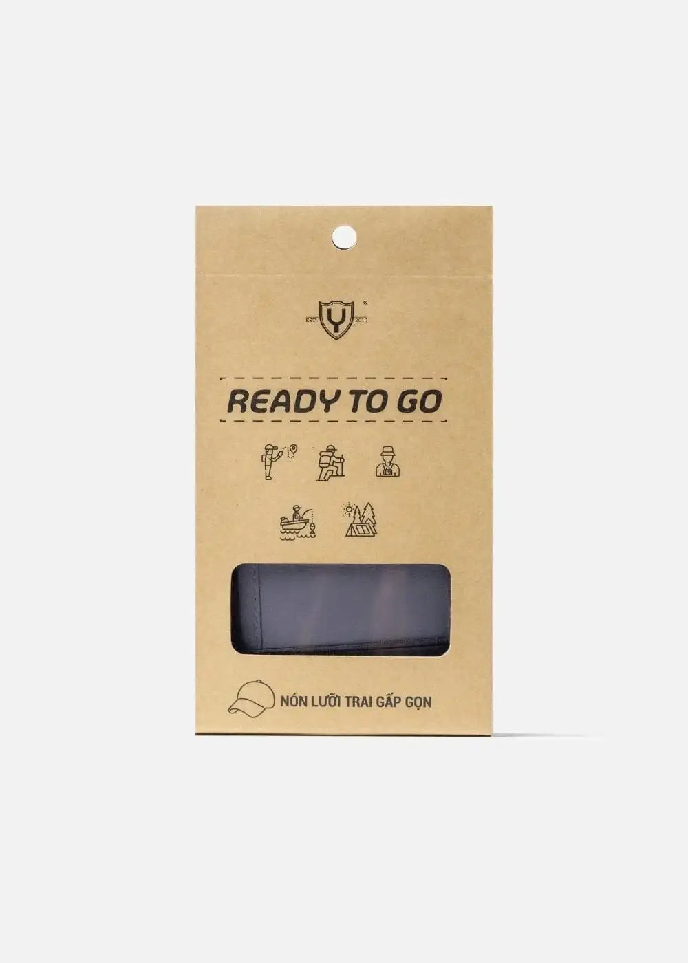 Nón Dad Hat Gấp Gọn Thông Minh Ready To Go 15 Xám Đậm - YaMe.vn