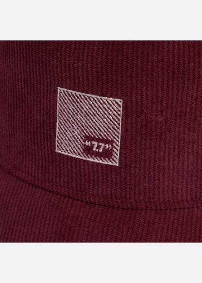 Nón Bucket Corduroy Bền Bỉ 77 48 Đỏ Đậm - YaMe.vn