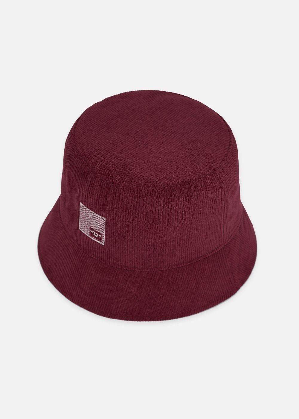 Nón Bucket Corduroy Bền Bỉ 77 48 Đỏ Đậm - YaMe.vn