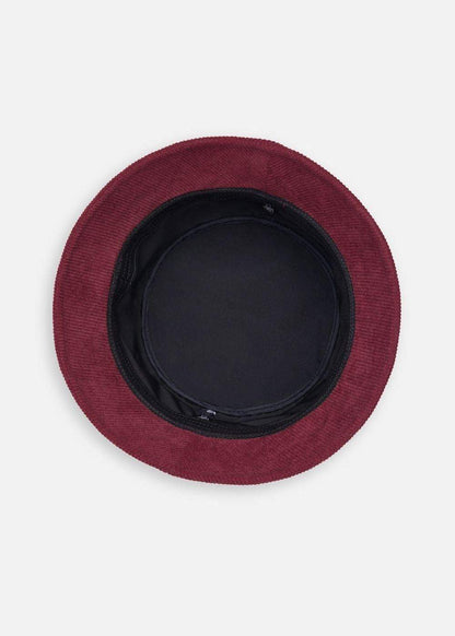 Nón Bucket Corduroy Bền Bỉ 77 48 Đỏ Đậm - YaMe.vn