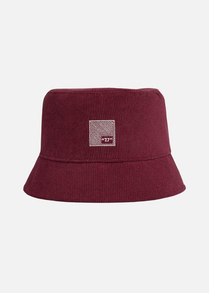 Nón Bucket Corduroy Bền Bỉ 77 48 Đỏ Đậm - YaMe.vn