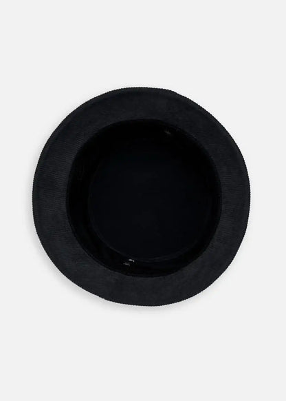 Nón Bucket Corduroy Bền Bỉ 77 48 Đen - YaMe.vn