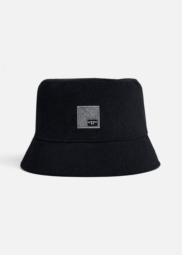 Nón Bucket Corduroy Bền Bỉ 77 048 Đen