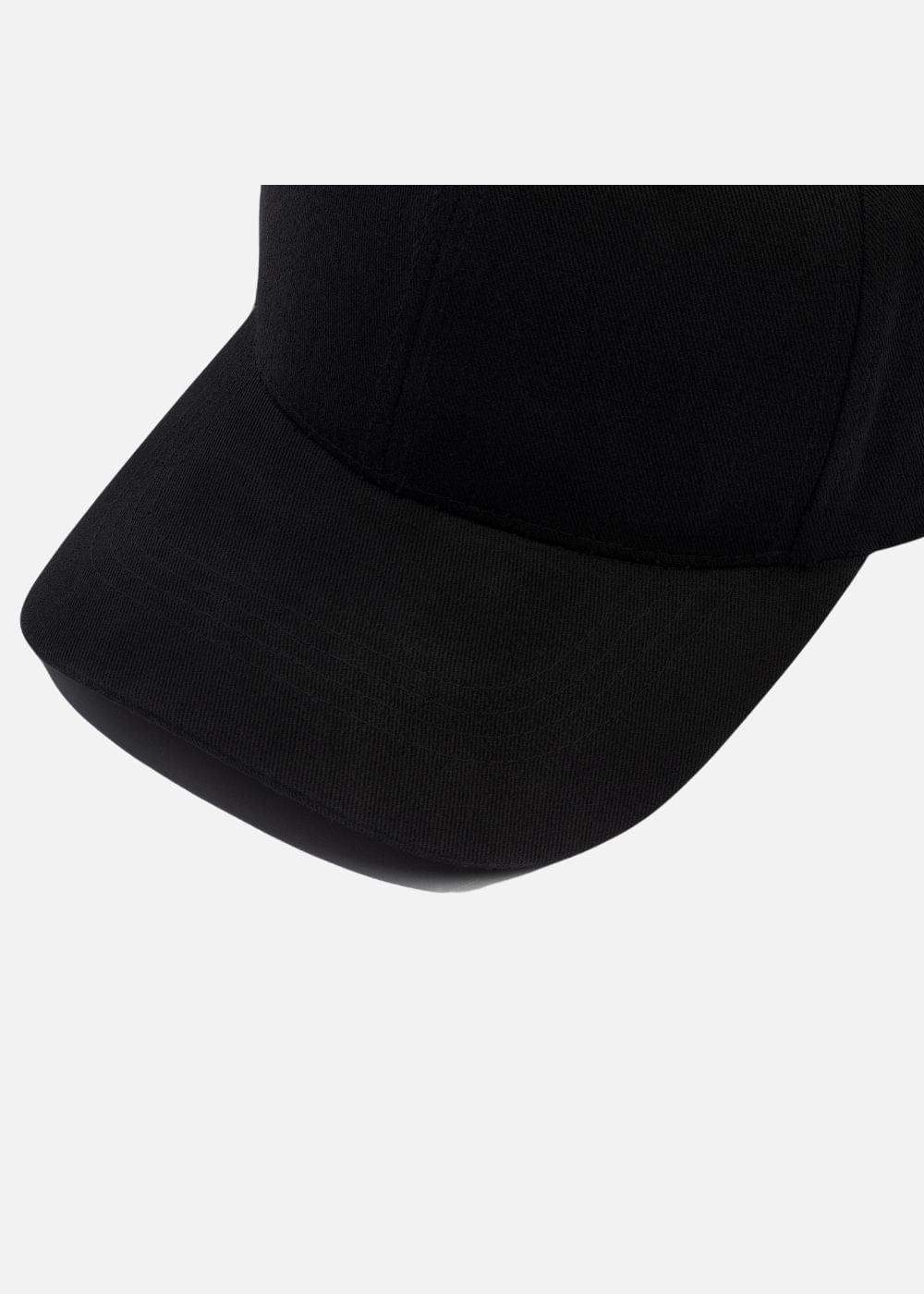 Nón Baseball Cap Kaki Đứng Form #Y2010 02 Đen - YaMe.vn