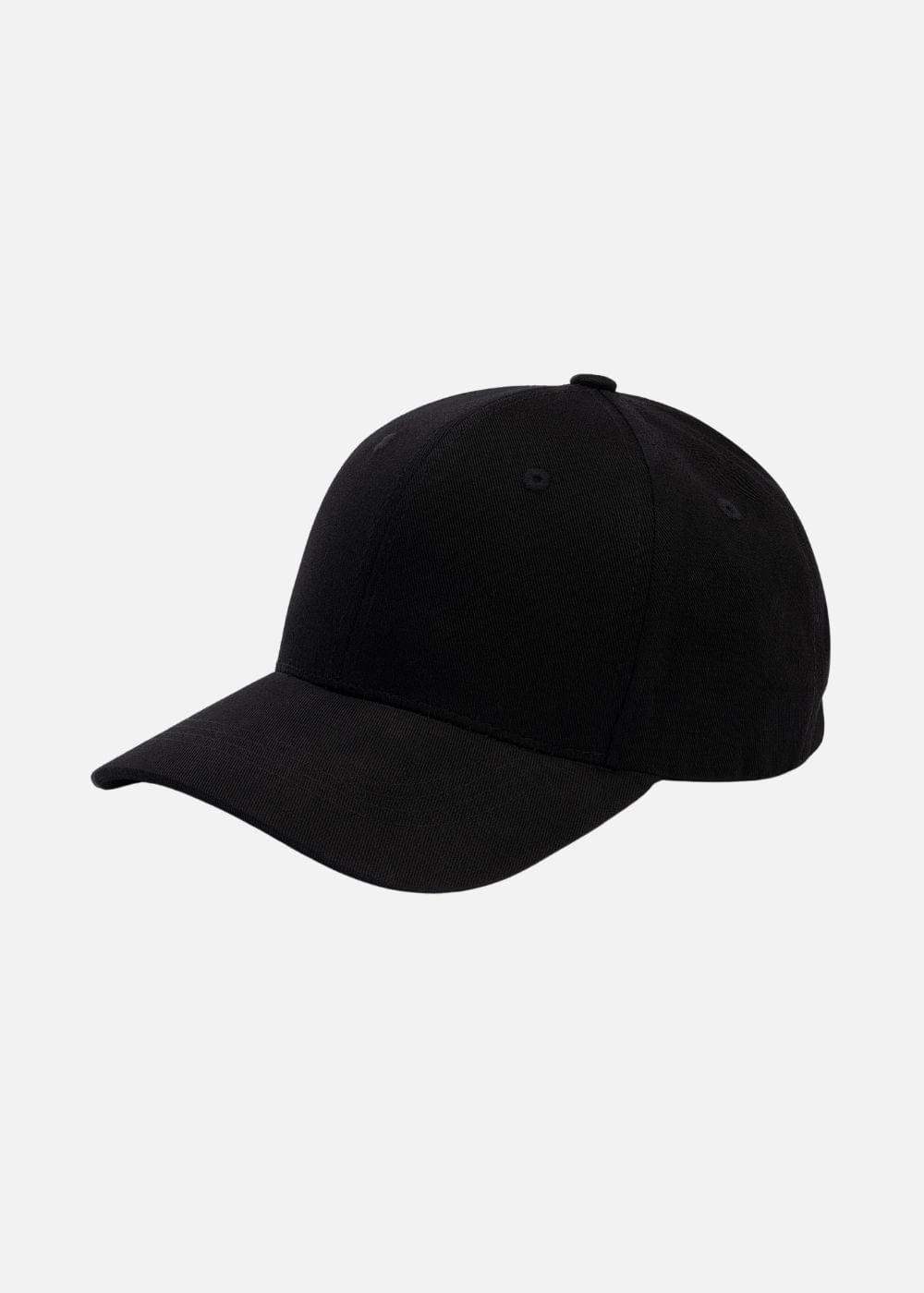 Nón Baseball Cap Kaki Đứng Form #Y2010 02 Đen - YaMe.vn