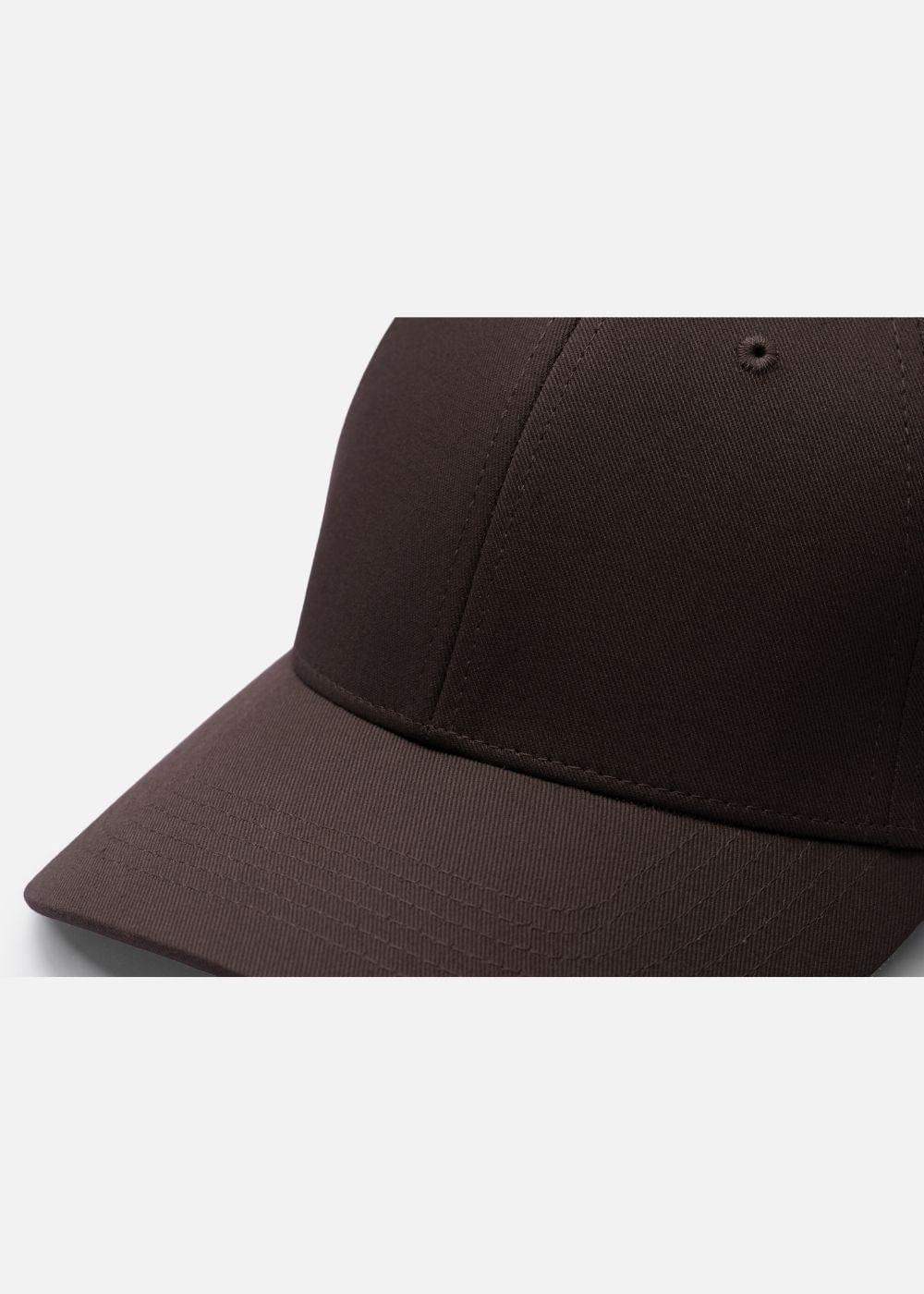 Nón Baseball Cap Kaki Đứng Form #Y2010 02 Nâu Đậm - YaMe.vn