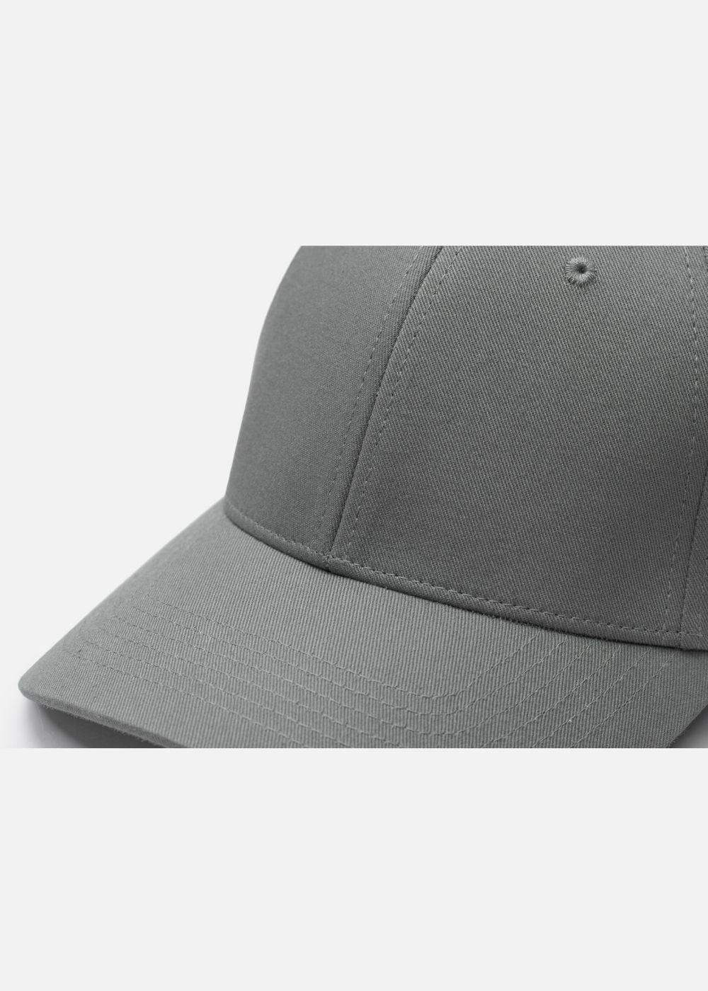 Nón Baseball Cap Kaki Đứng Form #Y2010 02 Xám - YaMe.vn