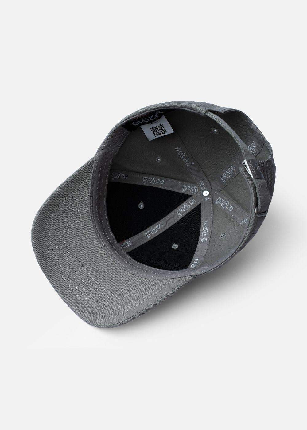 Nón Baseball Cap Kaki Đứng Form #Y2010 02 Xám - YaMe.vn