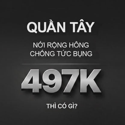 Quần Tây Trẻ Trung EasyCare™ Ít Nhăn, Đai Hông Nới Rộng Chống Tức Bụng The CEO 017 Màu Đen Dáng Ôm Vừa F2