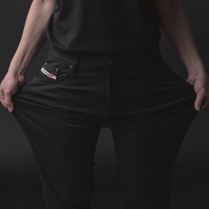 Quần Jean ColorLock™ Giữ Màu Đen Sâu Lâu Bạc Màu Tek Black Jean 004 Màu Đen Dáng Ôm Vừa F2