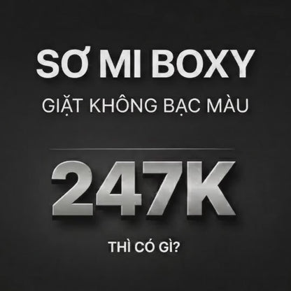 Áo Sơ Mi Tay Ngắn Dáng Vuông Tôn Chiều Cao ColorLock™ Vải Oxford The Weekend 029 Màu Xanh Dương Dáng Rộng Rãi F4