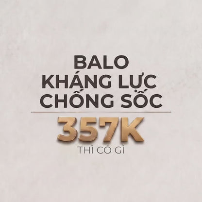 Balo Essential Bền Bỉ Kháng Lực Chống Sốc Trọng Lượng Nhẹ Đeo Lâu Không Mỏi Khởi Nguyên 011 Màu Đen