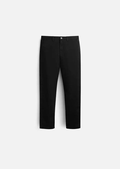 Quần Kaki Chinos Co Giãn Thoáng Mát The Minimalist 011 Đen - YaMe.vn