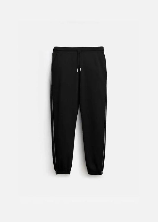 Quần Jogger Cotton Co Giãn No Style M121 Đen - YaMe.vn