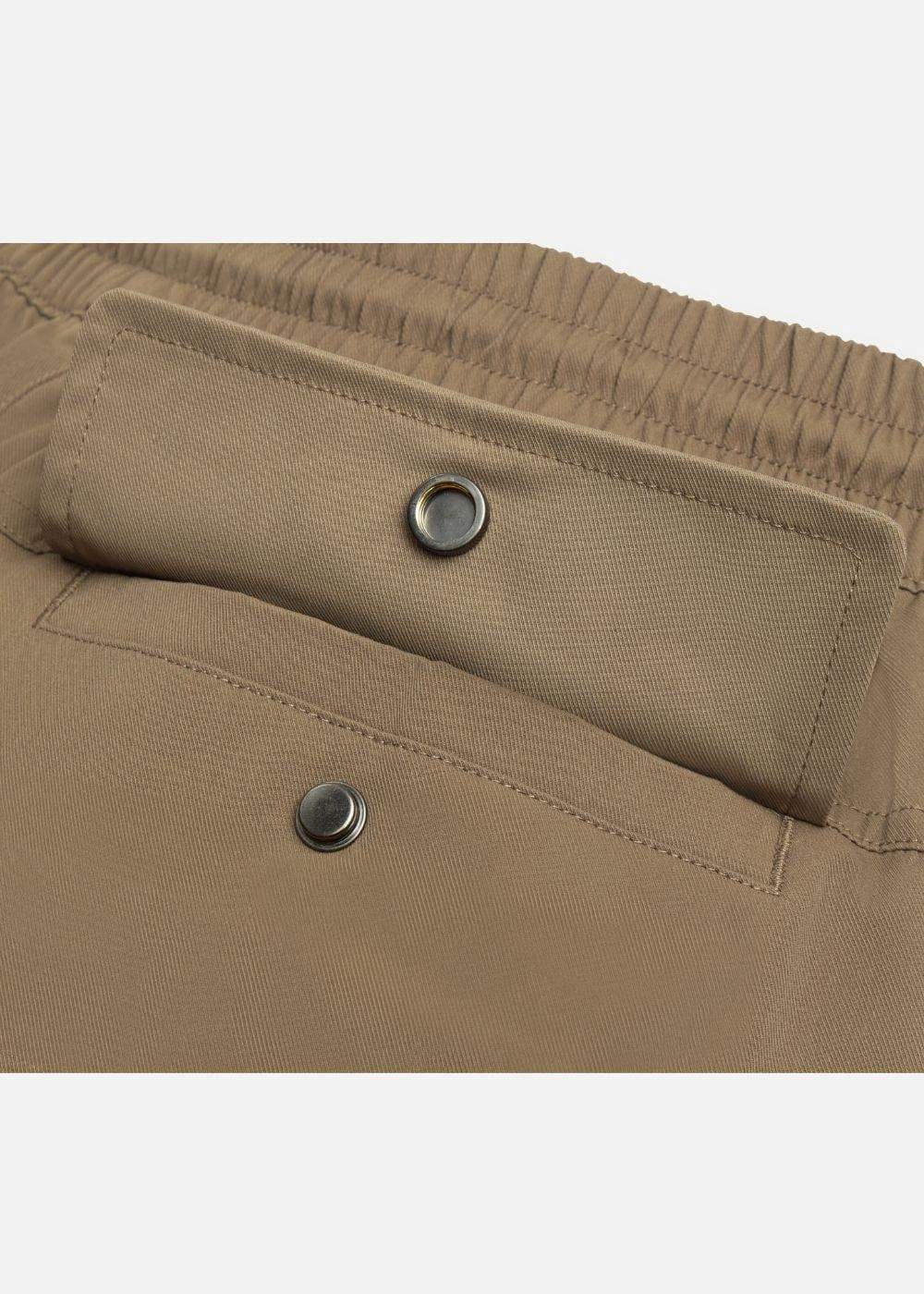 Quần Jogger Dù Co Giãn No Style M97 Nâu Đậm - YaMe.vn