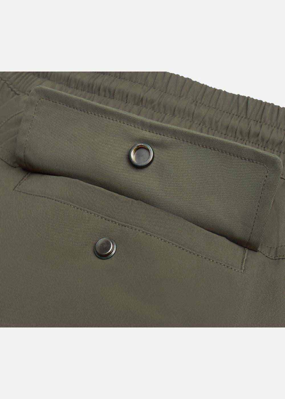 Quần Jogger Dù Co Giãn No Style M97Xanh Lá Đậm - YaMe.vn