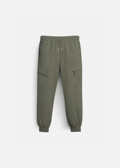 Quần Jogger Dù Co Giãn No Style M97Xanh Lá Đậm - YaMe.vn