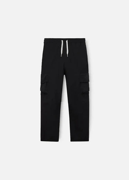 Quần Dù Cargo Nhẹ Co Giãn No Style M99 Đen - YaMe.vn