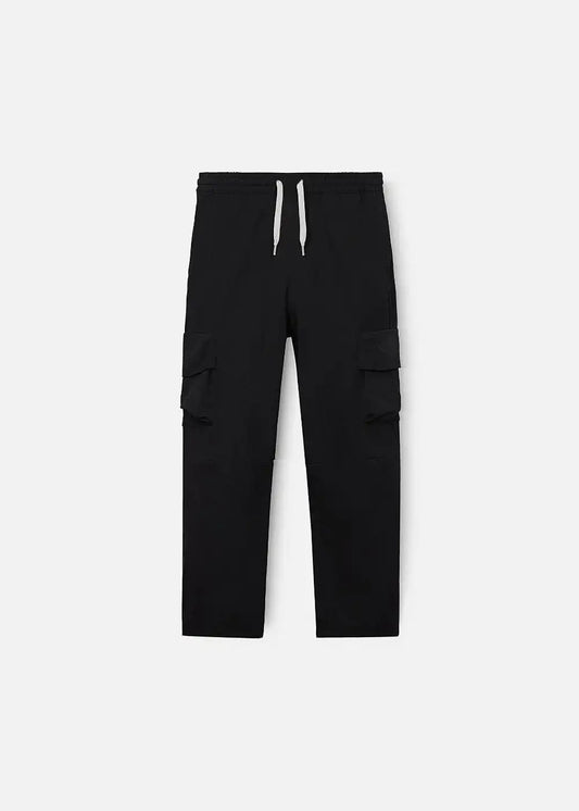 Quần Dù Cargo Nhẹ Co Giãn No Style M99 Đen - YaMe.vn