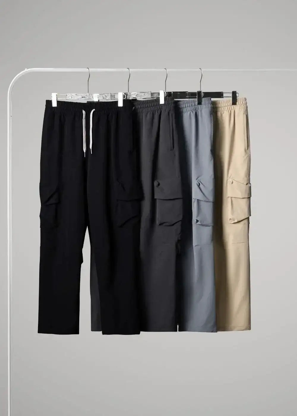 Quần Dù Cargo Nhẹ Co Giãn No Style M99 Nâu Nhạt - YaMe.vn
