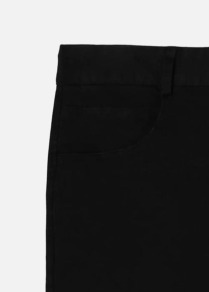 Quần Kaki Chinos Co Giãn Non Branded 32 Đen - YaMe.vn