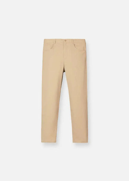 Quần Kaki Chinos Co Giãn Non Branded 32 Nâu Nhạt - YaMe.vn