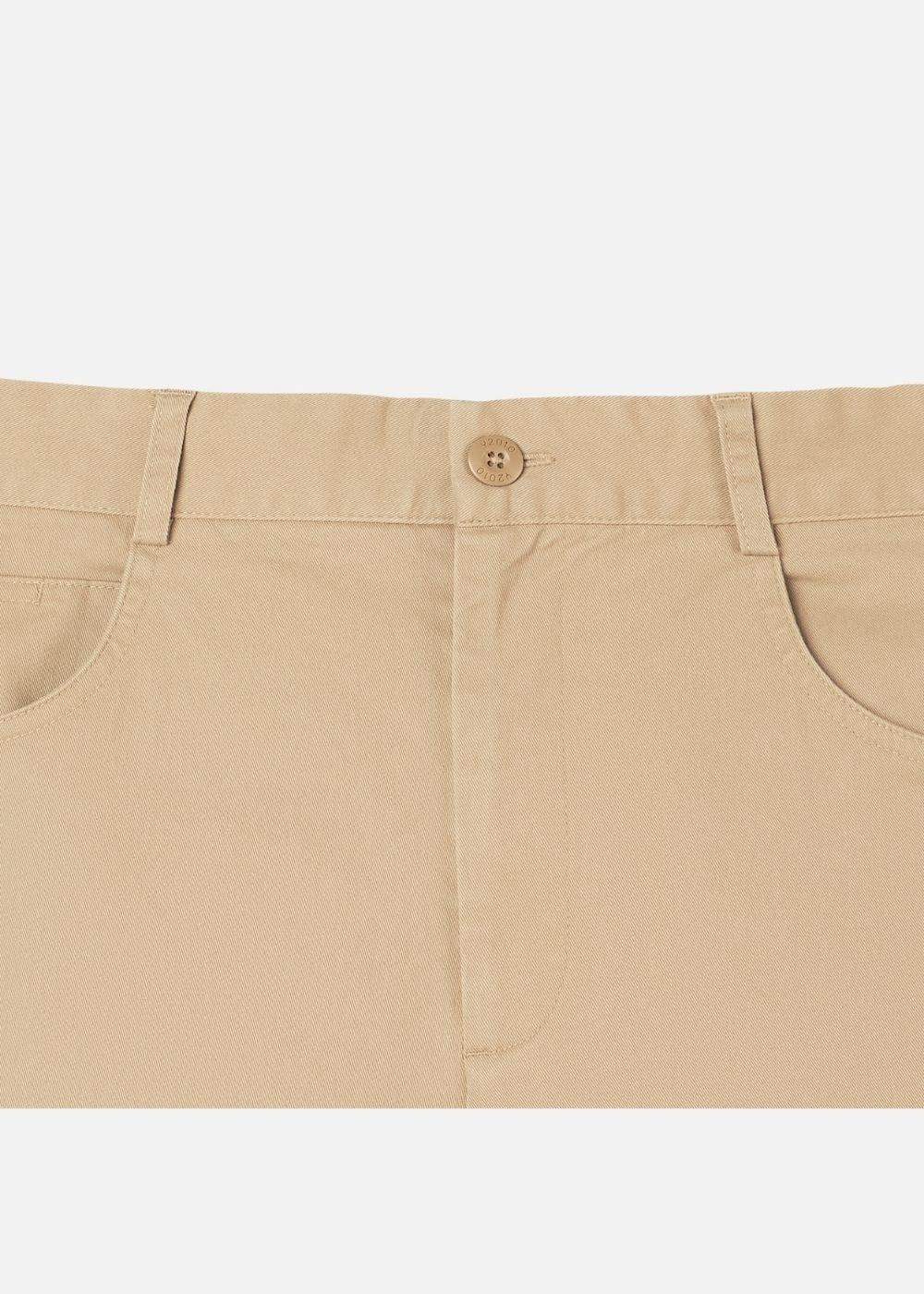 Quần Kaki Chinos Co Giãn Non Branded 32 Nâu Nhạt - YaMe.vn