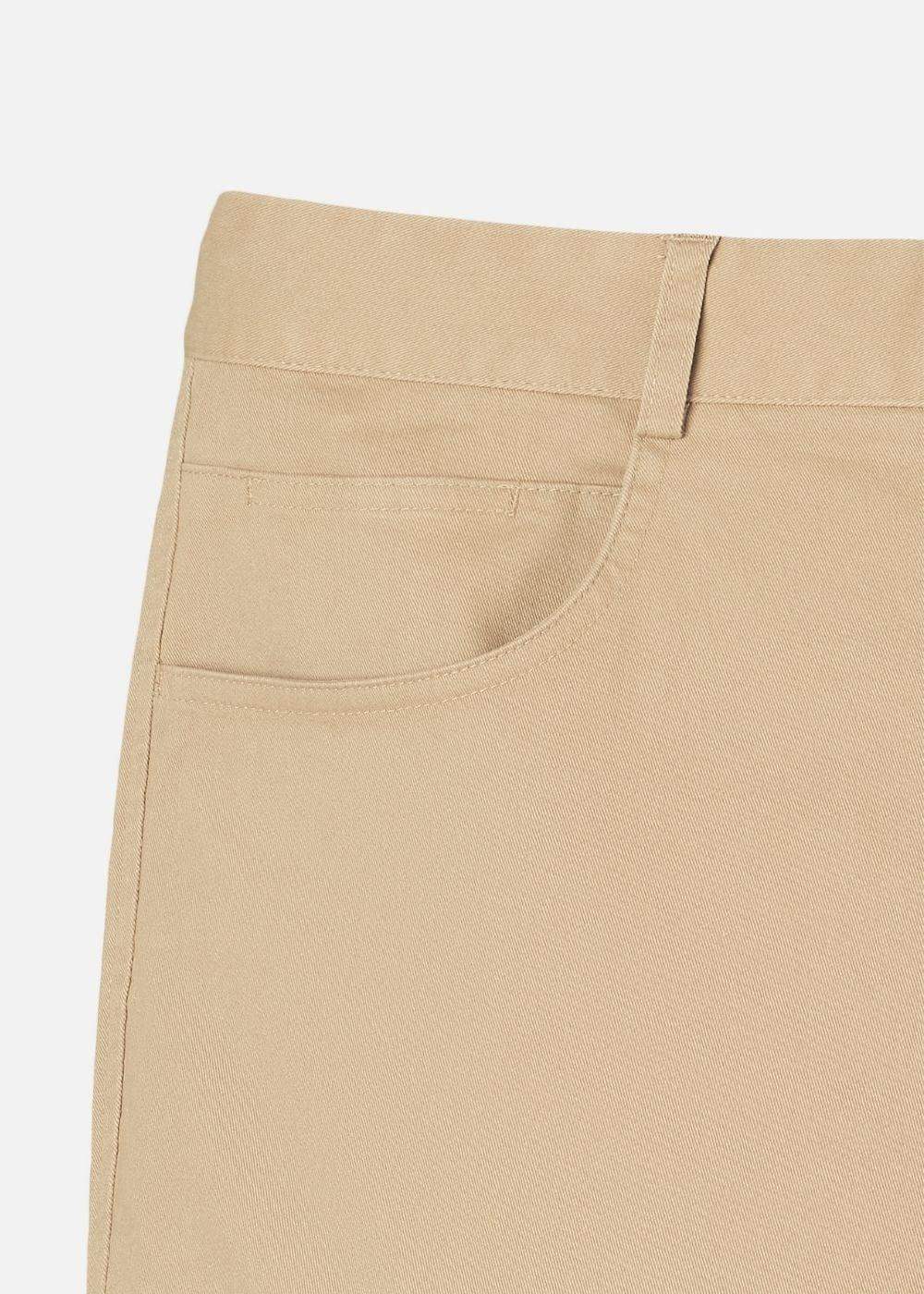 Quần Kaki Chinos Co Giãn Non Branded 32 Nâu Nhạt - YaMe.vn