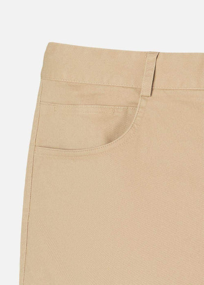 Quần Kaki Chinos Co Giãn Non Branded 32 Nâu Nhạt - YaMe.vn