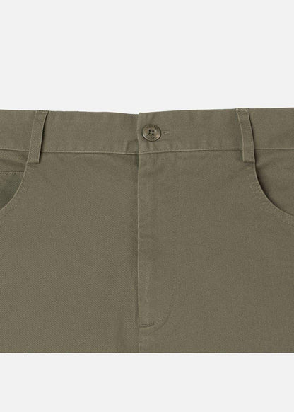 Quần Kaki Chinos Co Giãn Non Branded 32 Xanh Lá Đậm - YaMe.vn