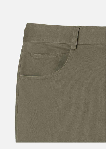 Quần Kaki Chinos Co Giãn Non Branded 32 Xanh Lá Đậm - YaMe.vn