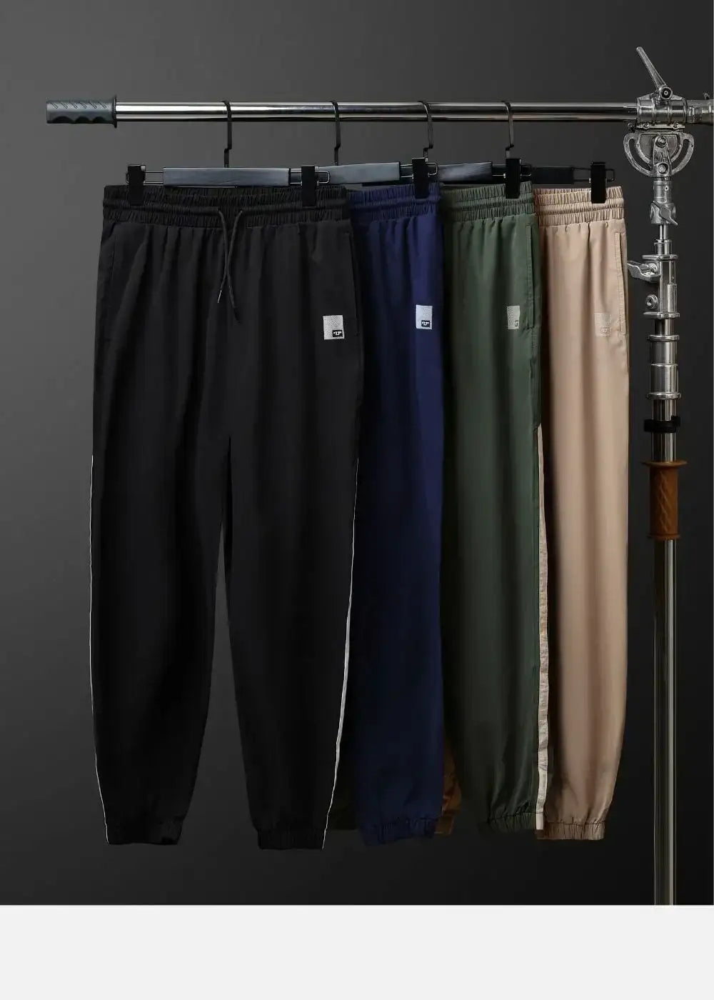 Quần Jogger Dù Nhẹ Nhanh Khô Seventy Seven 34 Đen - YaMe.vn