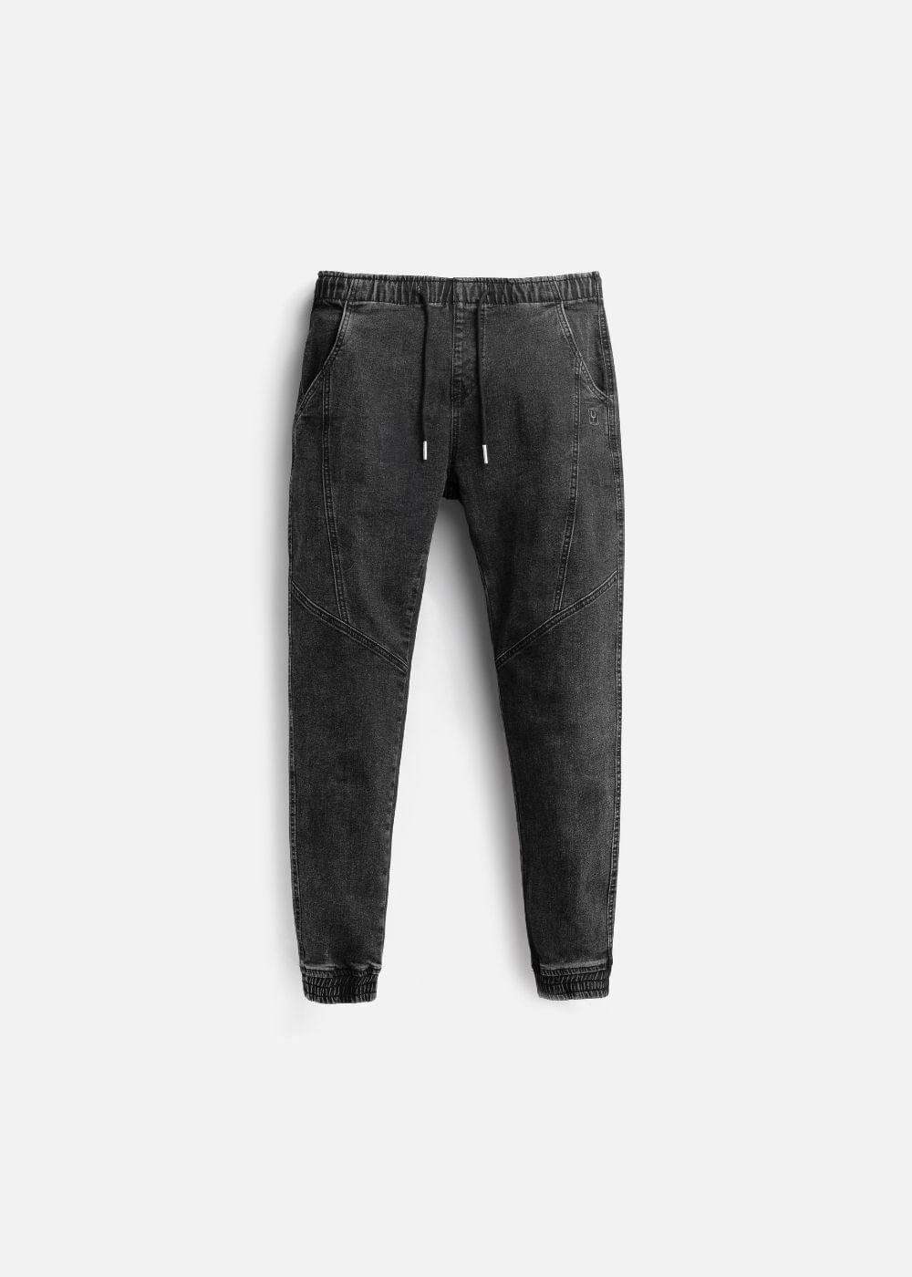 Quần Jeans Jogger Co Giãn The Original M102 Đen - YaMe.vn