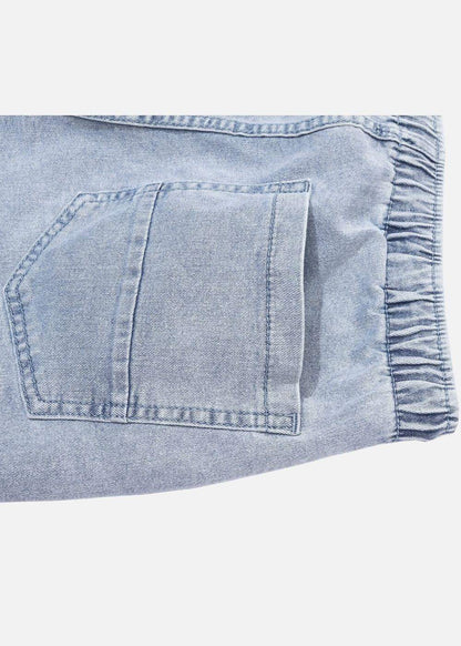Quần Jeans Jogger Co Giãn The Original M102 Xám Nhạt - YaMe.vn