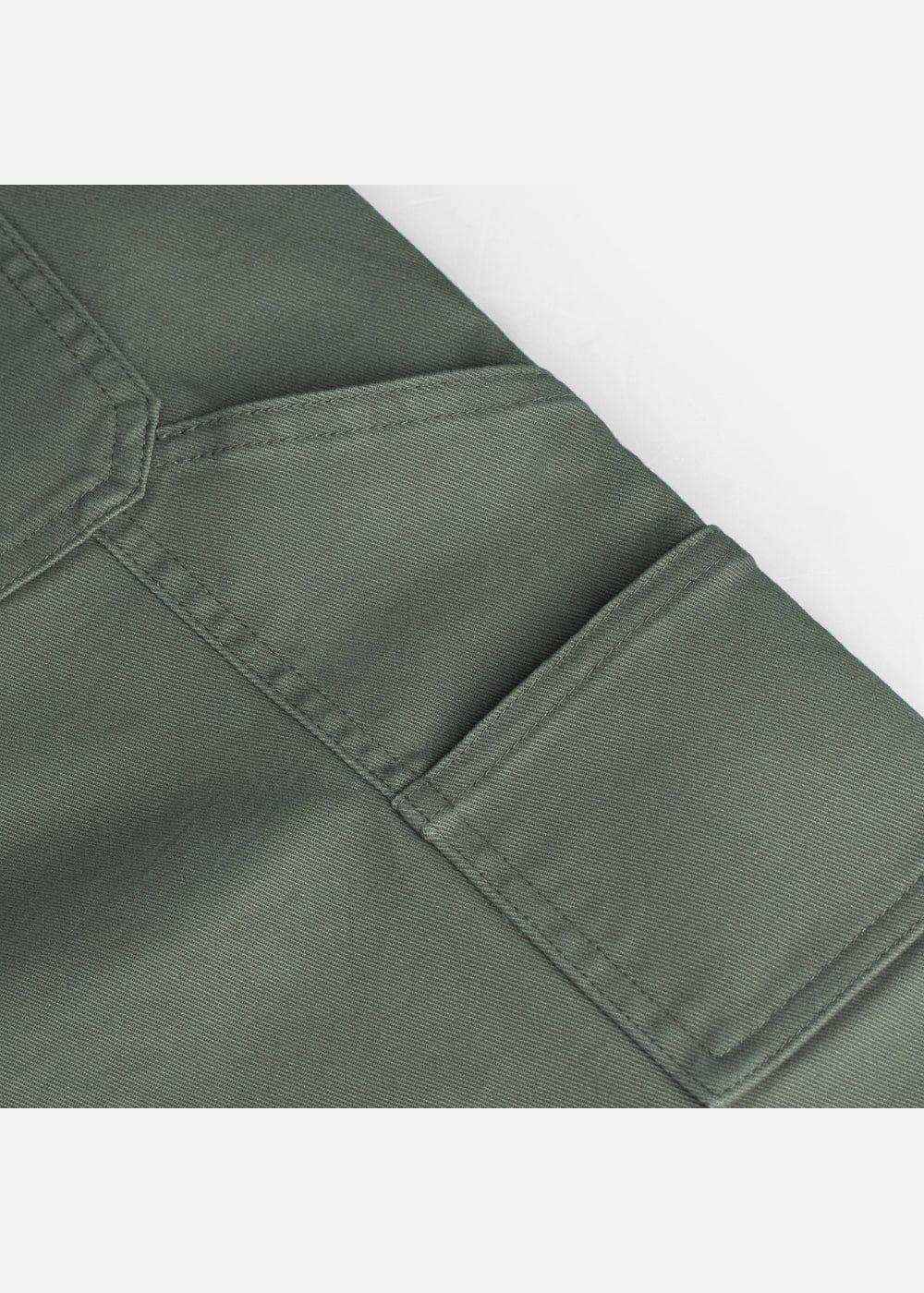 Quần Jean Short Loose Fit Nhiều Túi Multi-Color Jean 013 Xanh Lá Đậm - YaMe.vn