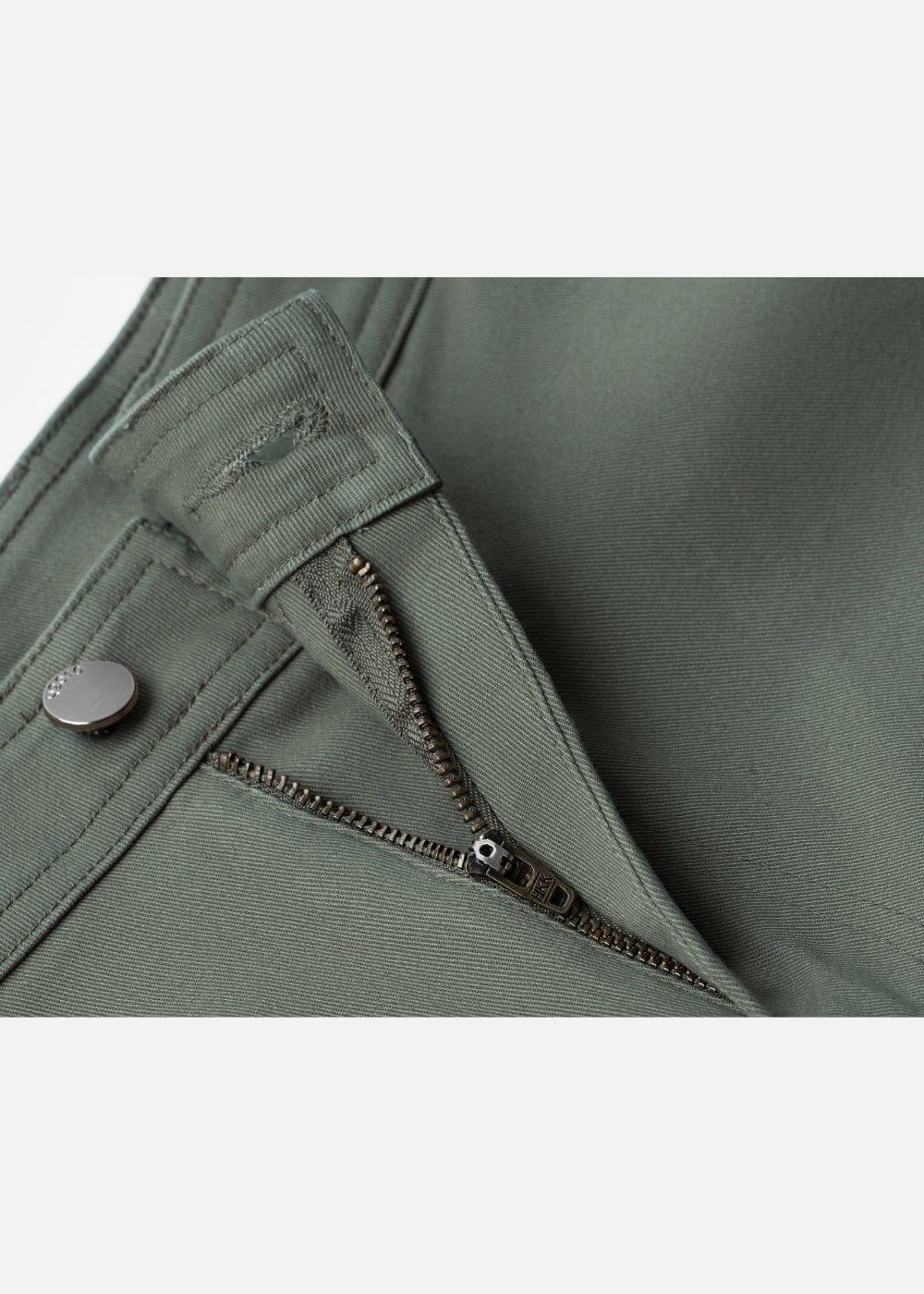 Quần Jean Short Loose Fit Nhiều Túi Multi-Color Jean 013 Xanh Lá Đậm - YaMe.vn