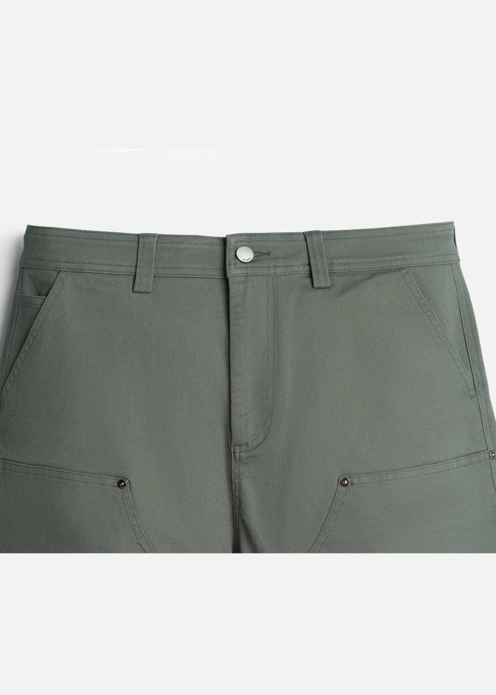 Quần Jean Short Loose Fit Nhiều Túi Multi-Color Jean 013 Xanh Lá Đậm - YaMe.vn