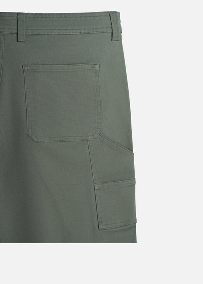 Quần Jean Short Loose Fit Nhiều Túi Multi-Color Jean 013 Xanh Lá Đậm - YaMe.vn