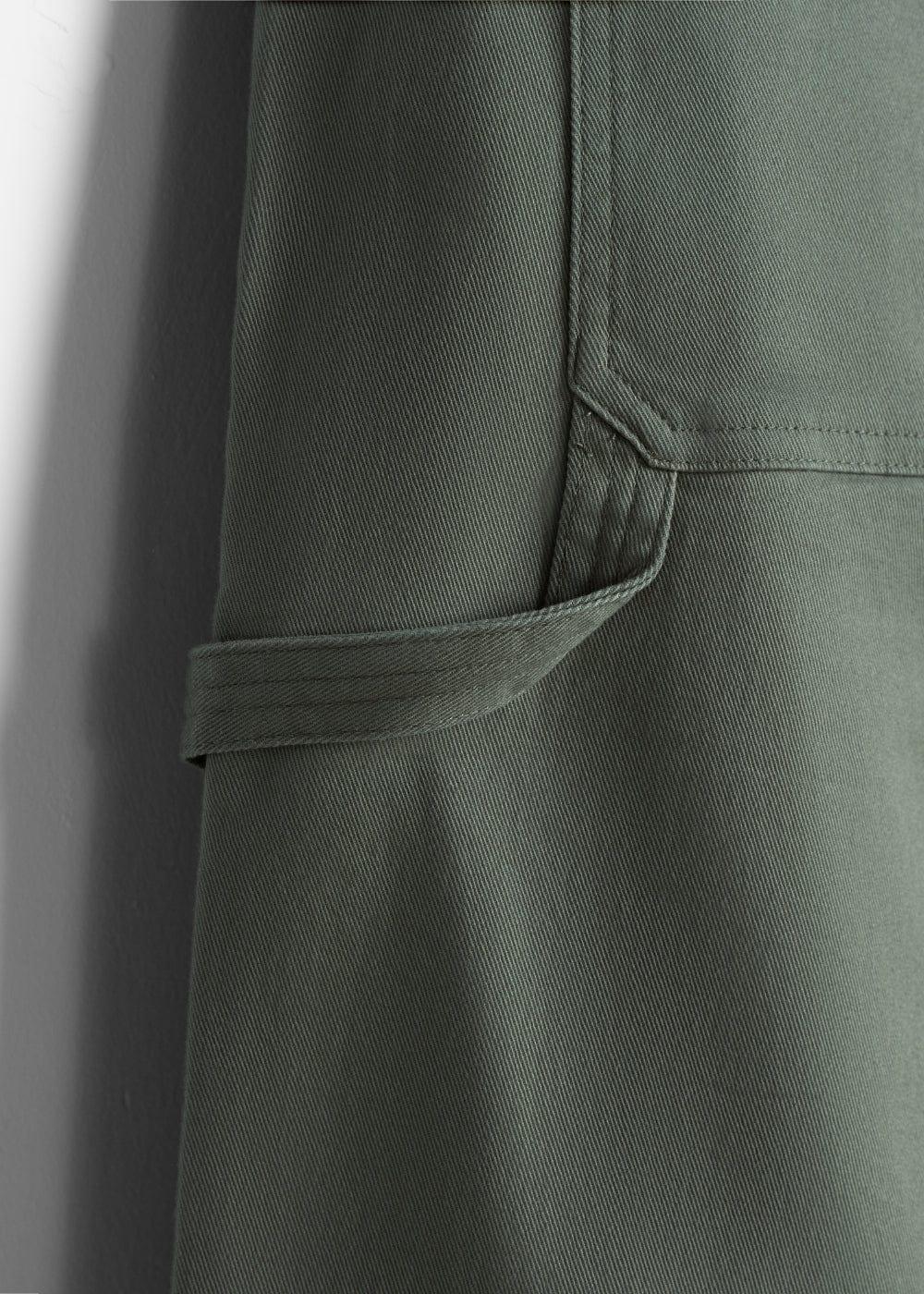 Quần Jean Short Loose Fit Nhiều Túi Multi-Color Jean 013 Xanh Lá Đậm - YaMe.vn