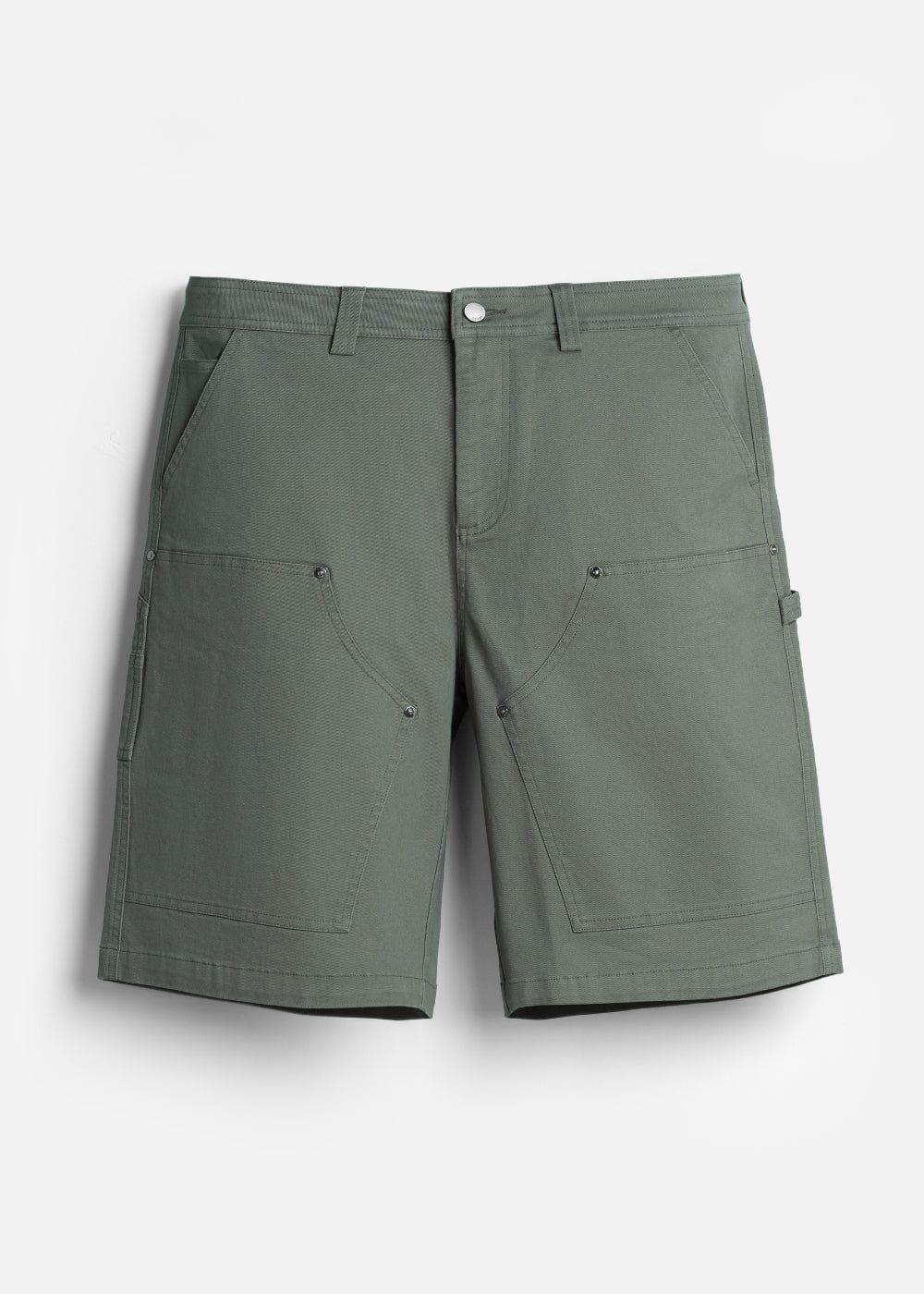 Quần Jean Short Loose Fit Nhiều Túi Multi-Color Jean 013 Xanh Lá Đậm - YaMe.vn