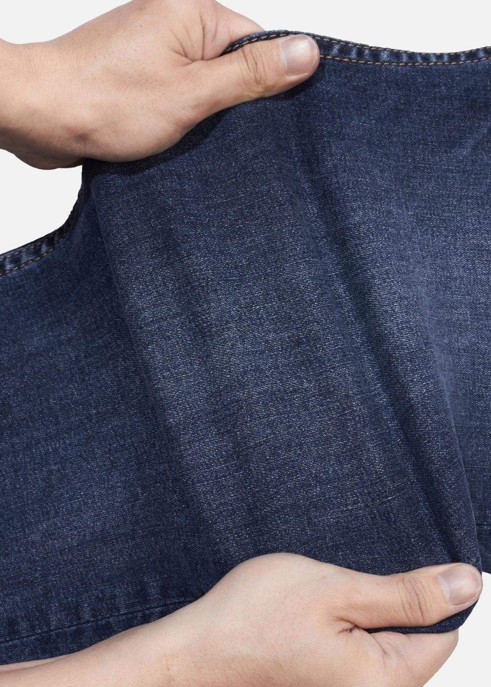 Quần Jeans Slim Fit Mềm Mịn Mát The Original 02 Xanh Dương Tối - YaMe.vn