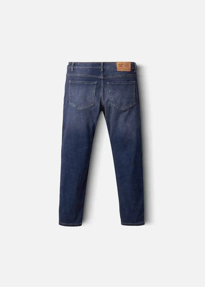 Quần Jeans Slim Fit Mềm Mịn Mát The Original 02 Xanh Dương Tối - YaMe.vn